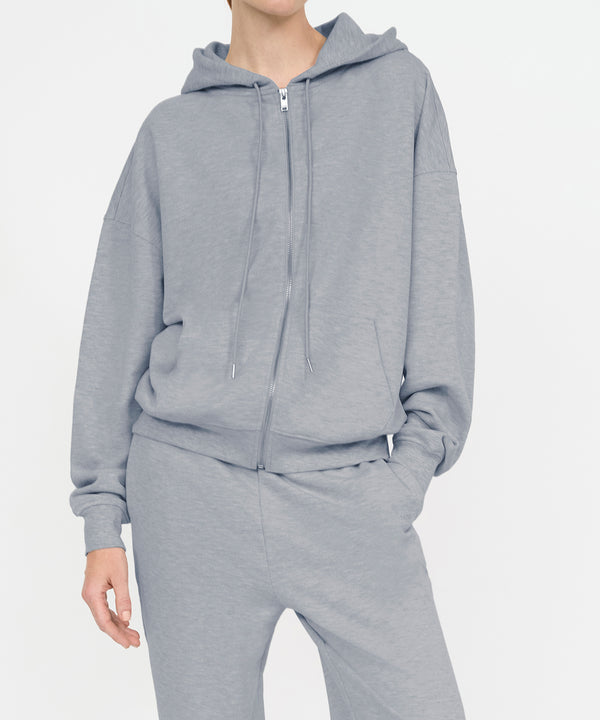 Stevie Oversized Hoodie - Heather Grey