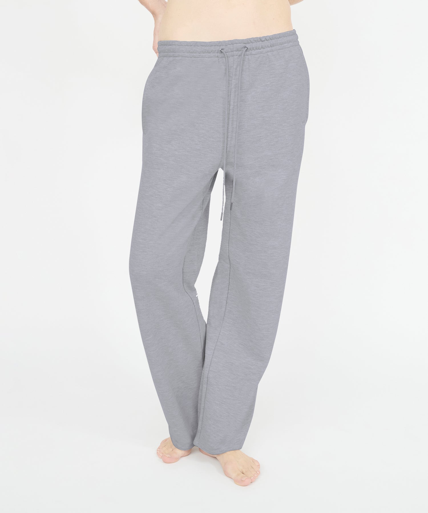 Maggie Wide Leg Pant - Heather Grey