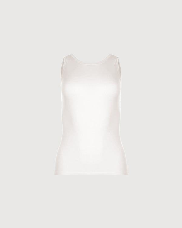 High Neck Tank - Pearl