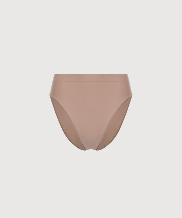 High Waist Brief 3 Pack - Taupe
