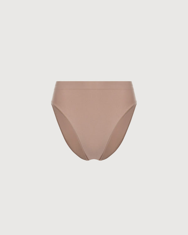High Waist Brief 3 Pack - Taupe