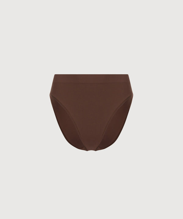 High Waist Brief 3 Pack - Cocoa