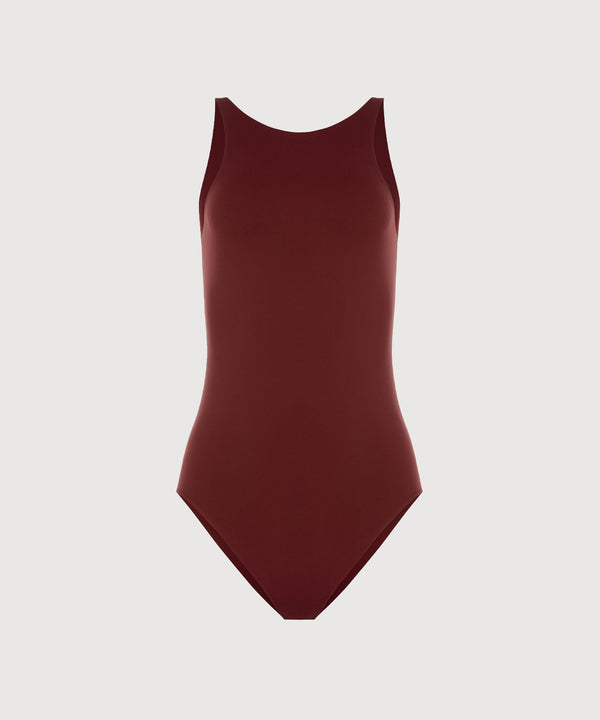 Open Back Bodysuit - Grape