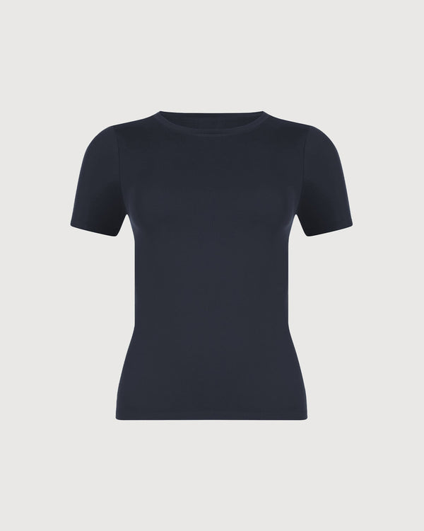 Crew Neck Tee - Navy