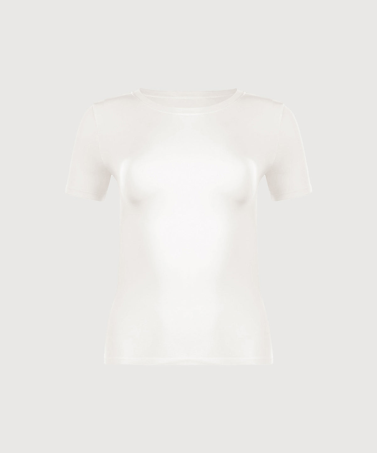 Crew Neck Tee - Pearl