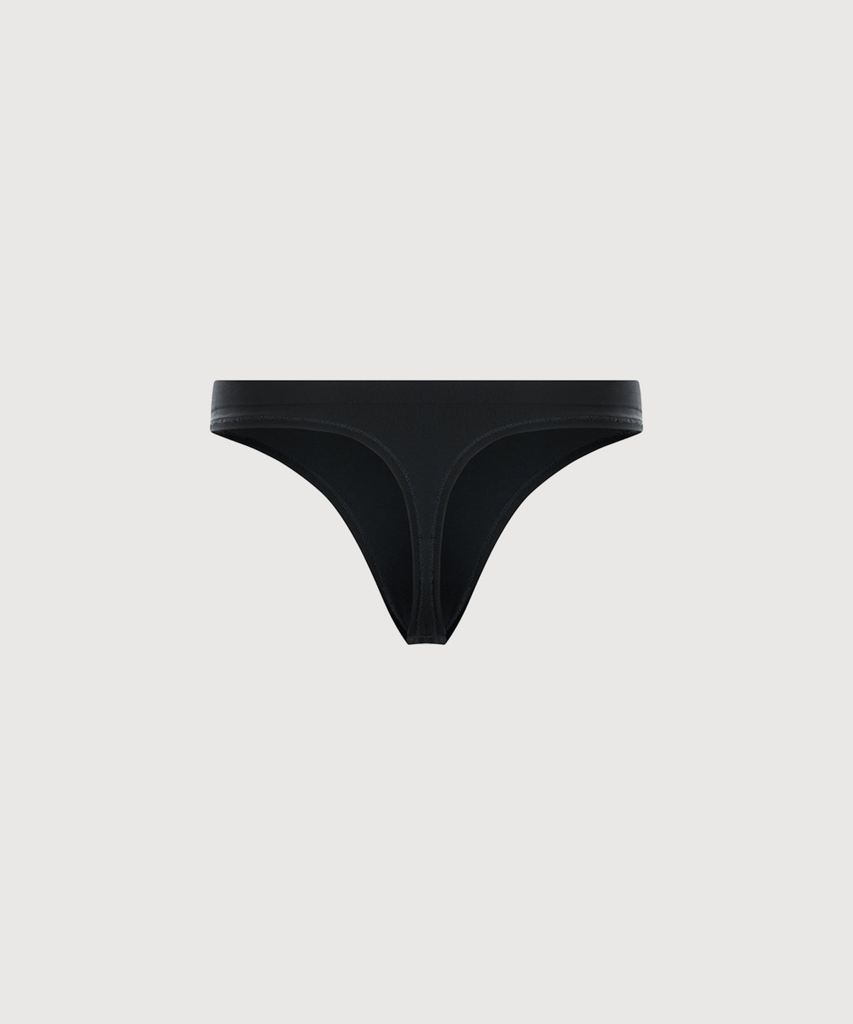 Mid Rise Thong 3 Pack - Black