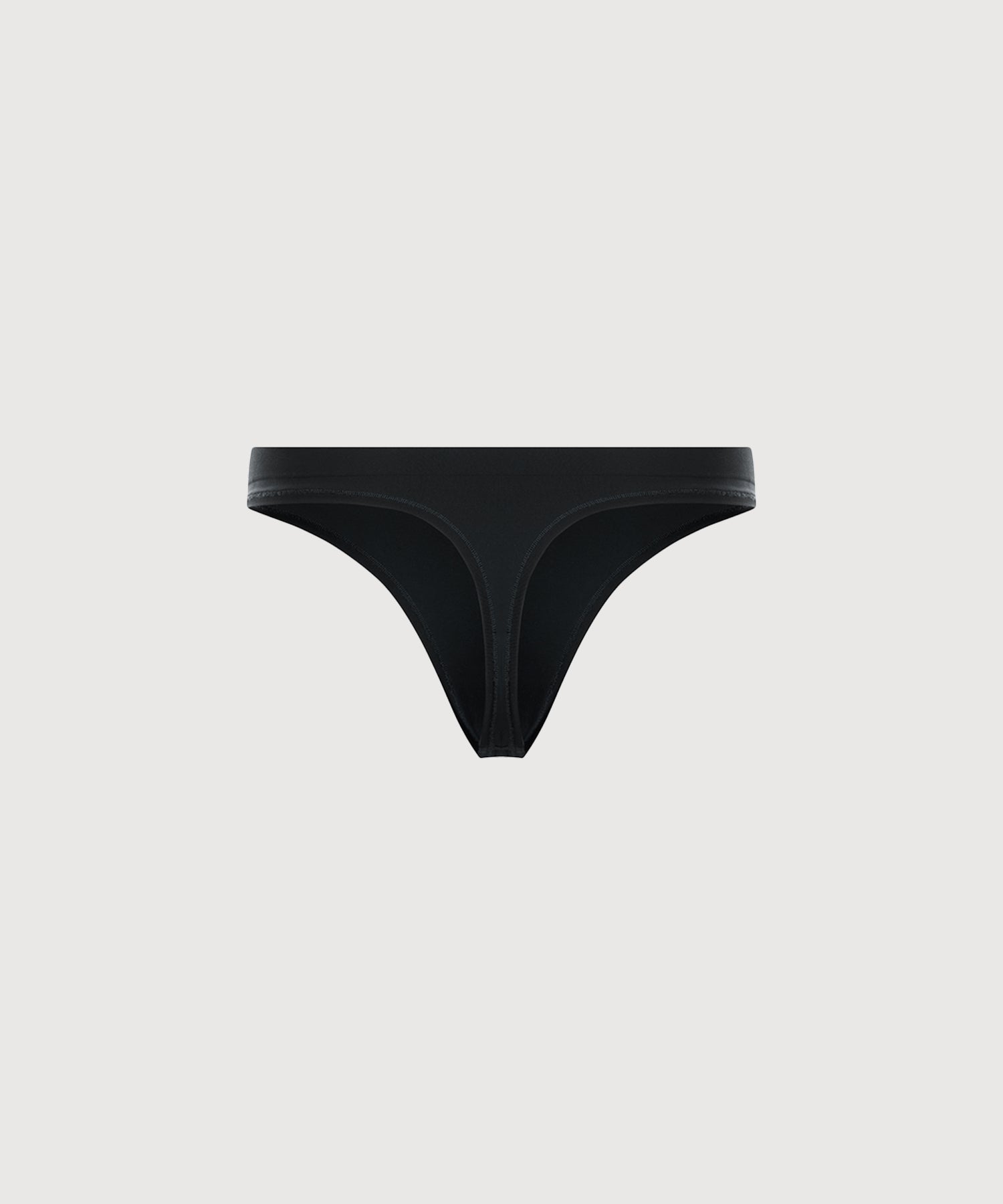 Mid Rise Thong 3 Pack - Black