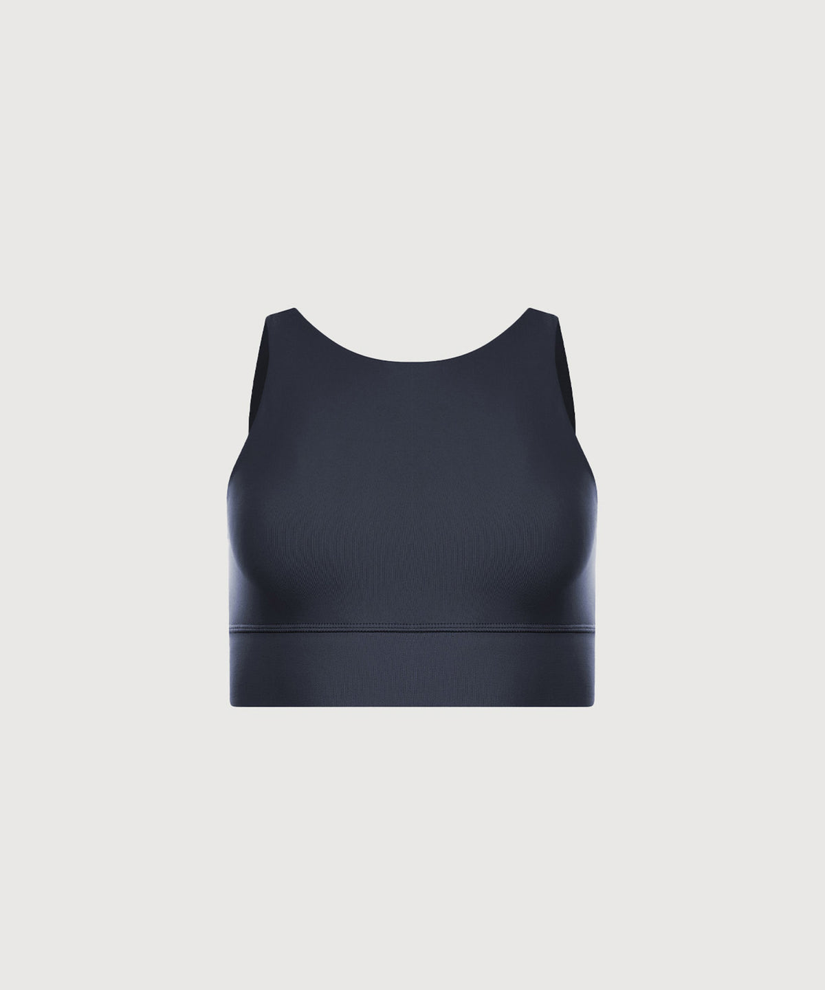 High Neck Bra Top - Navy