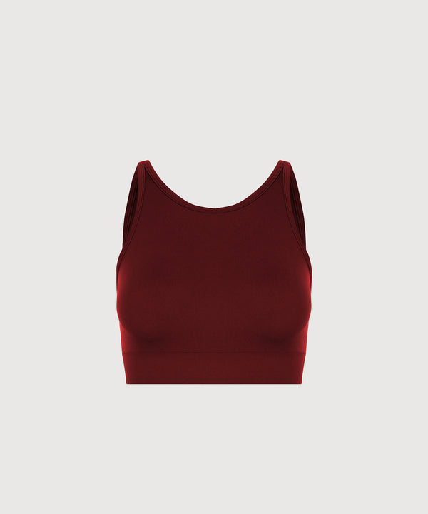 High Neck Movement Bra - Grape