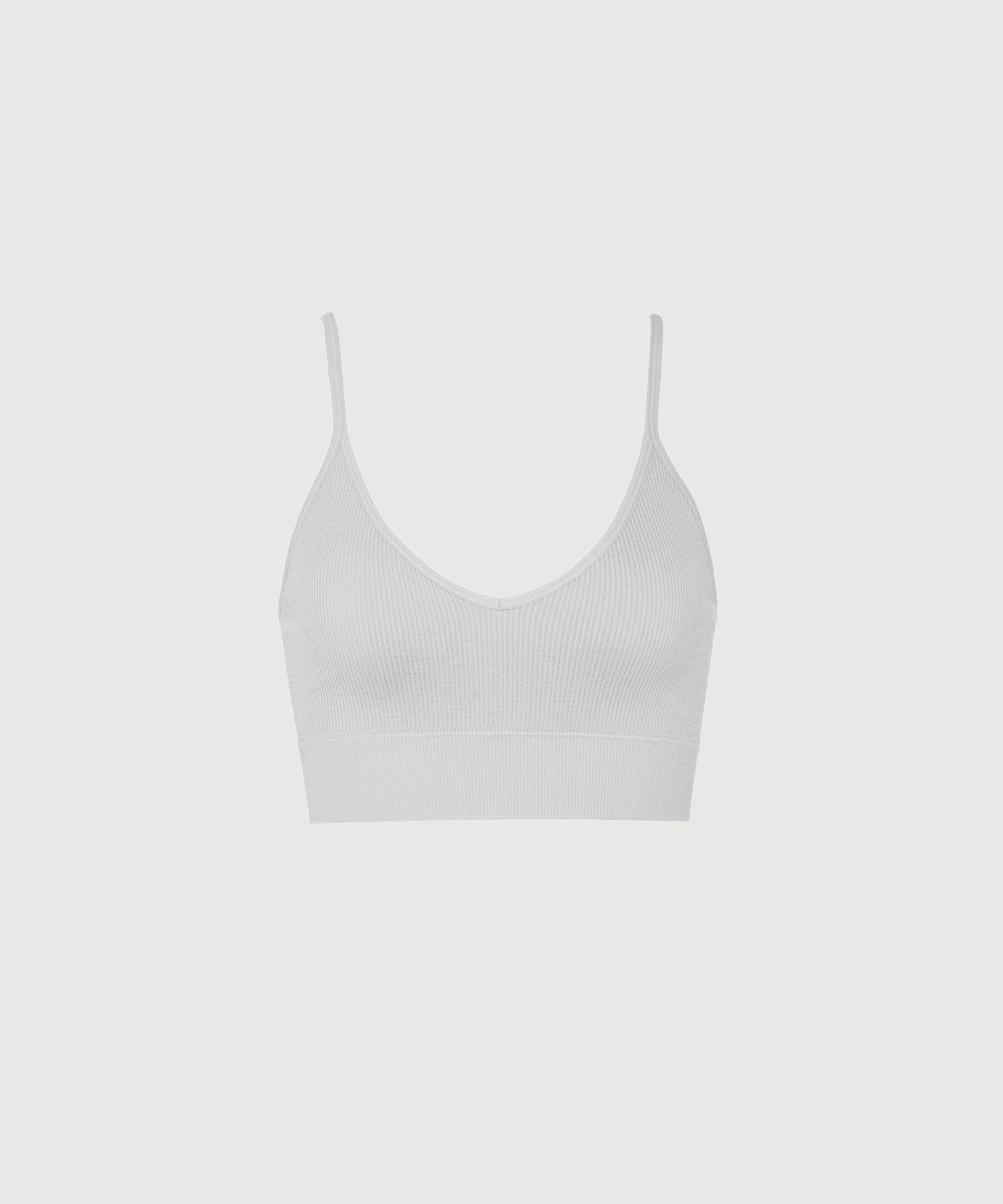 Bianca Rib Bralette - Pearl