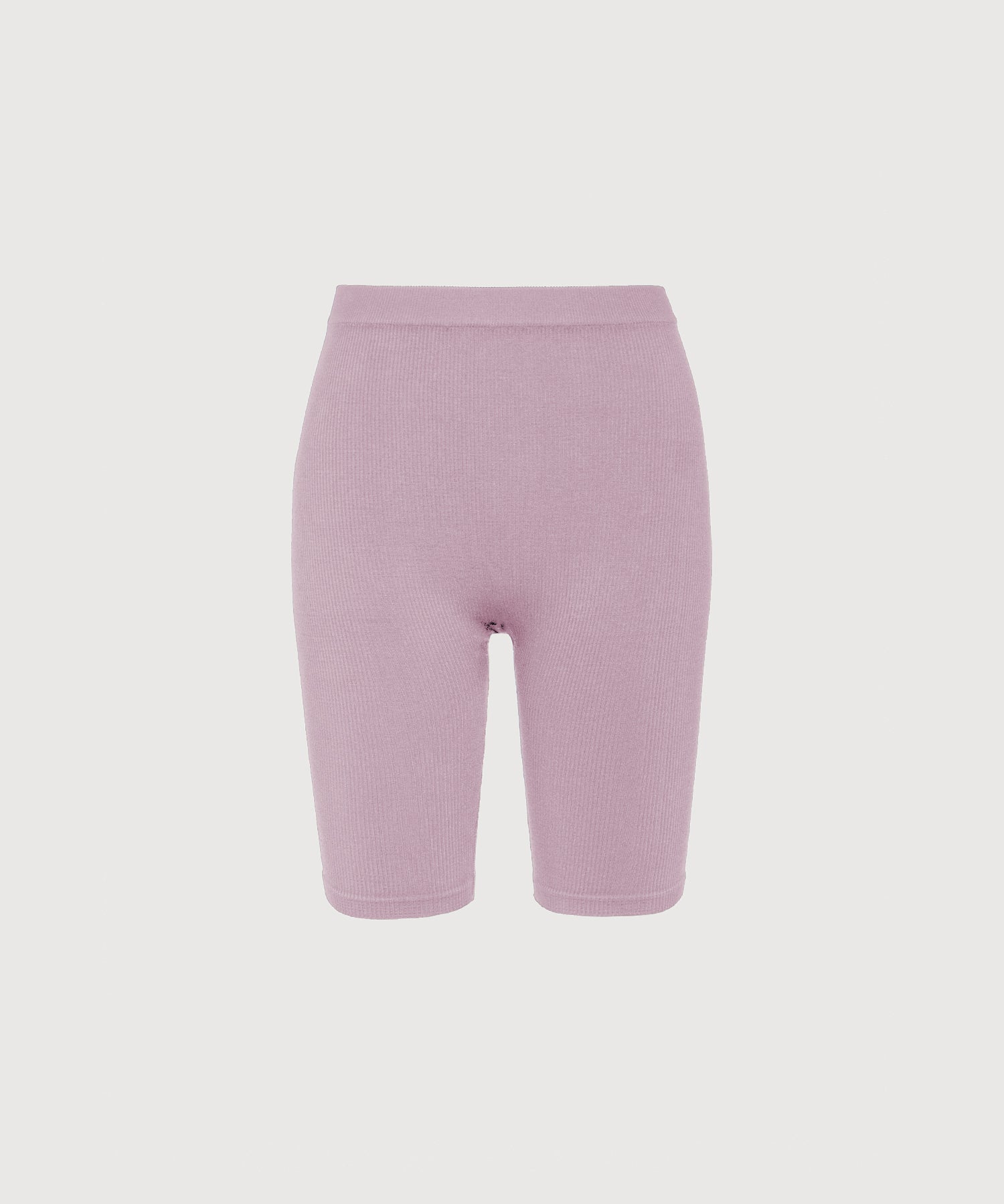 Joanne Rib Short Legging 6" - Mauve