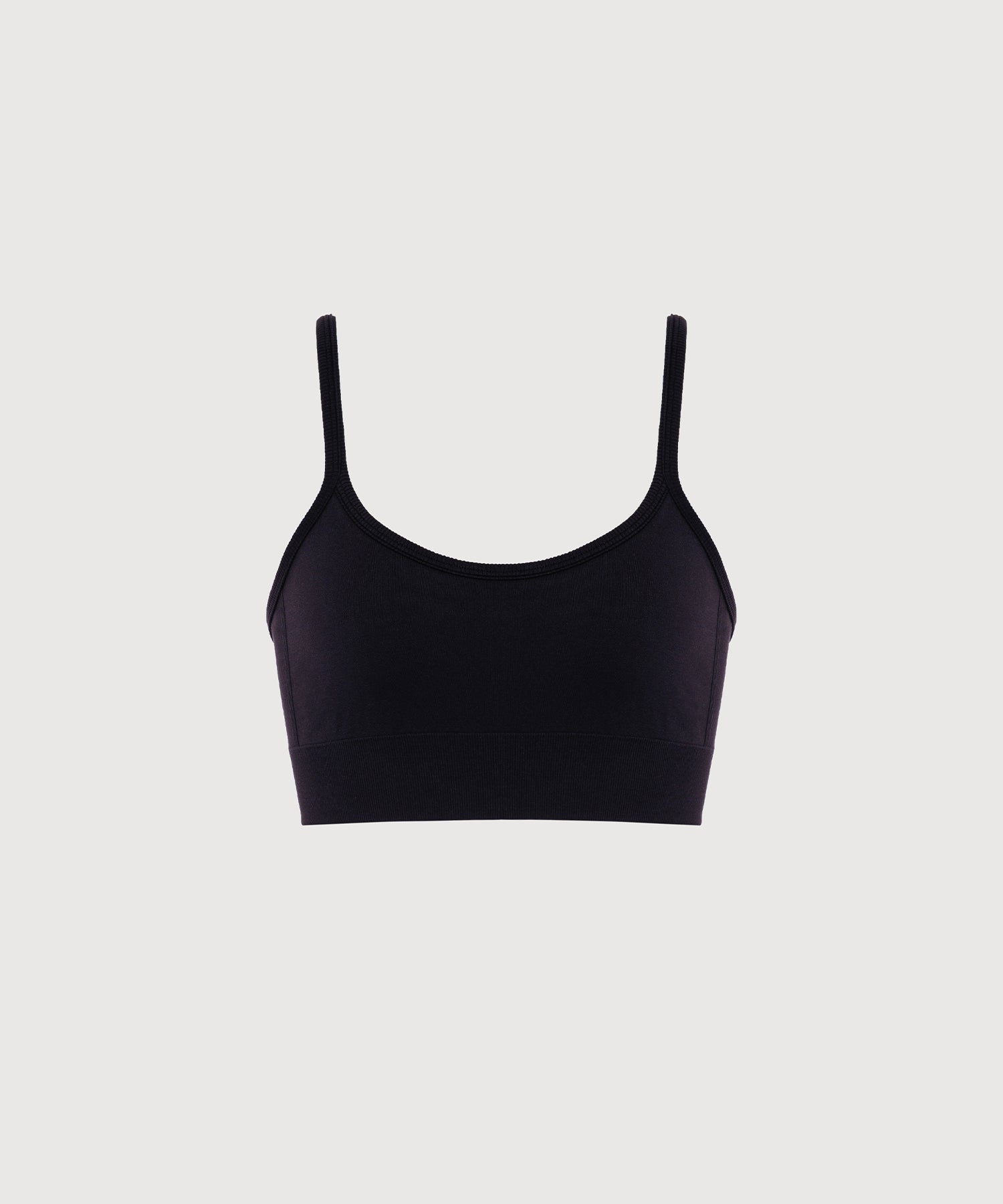 Form Movement V-Neck Bra - Black