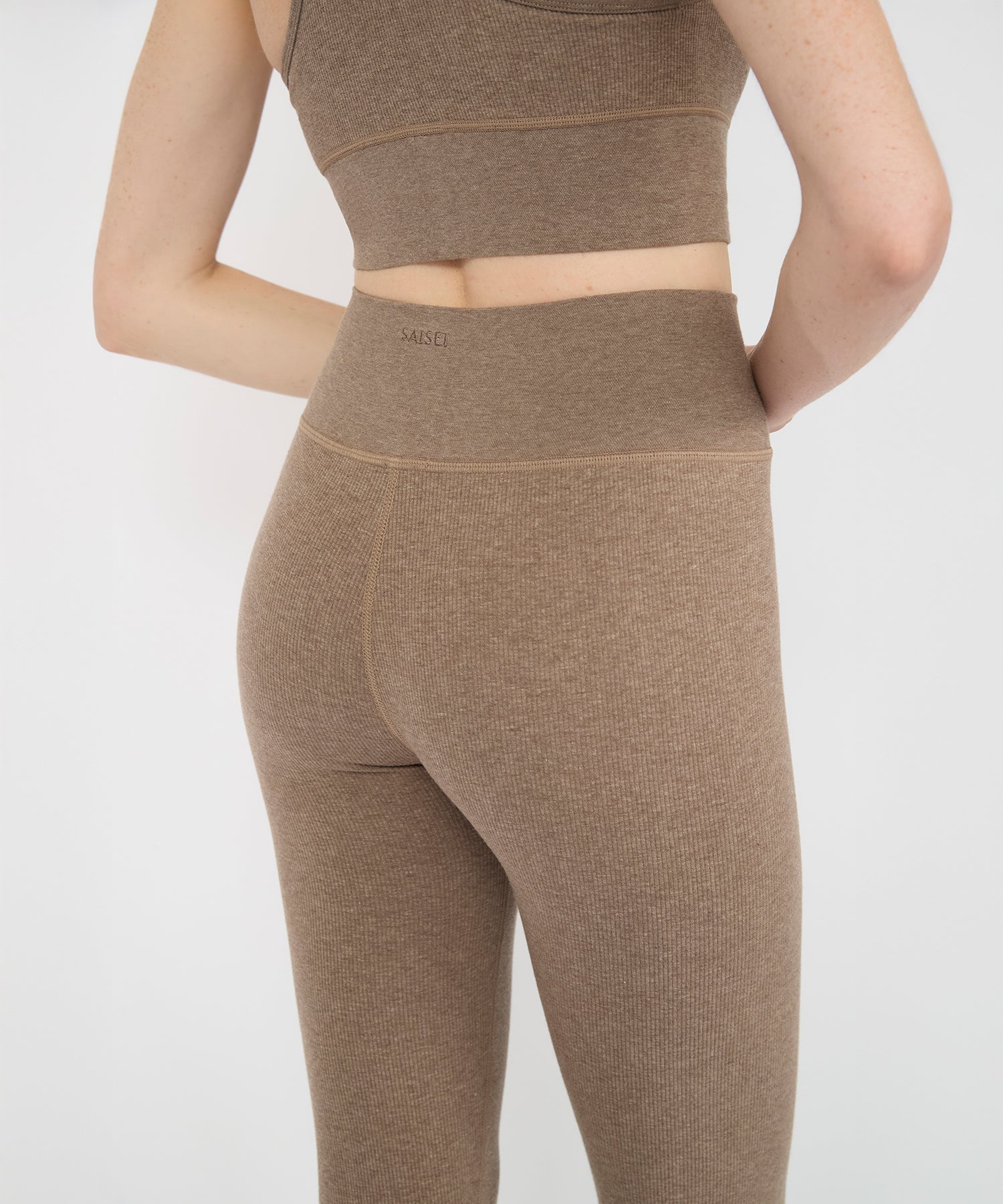 Louise High Rise Legging 25" - Hazelnut Mélange