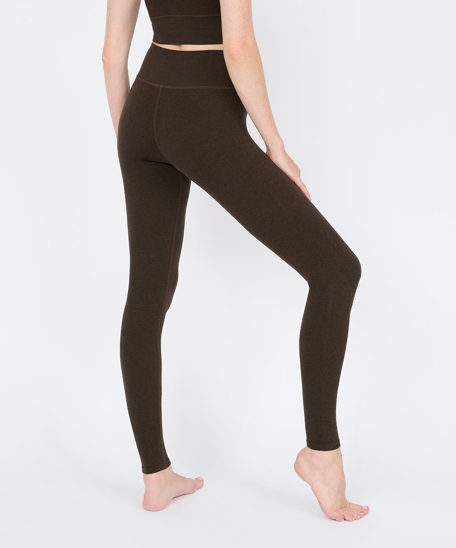 Louise High Rise Legging 25" - Sepia Mélange