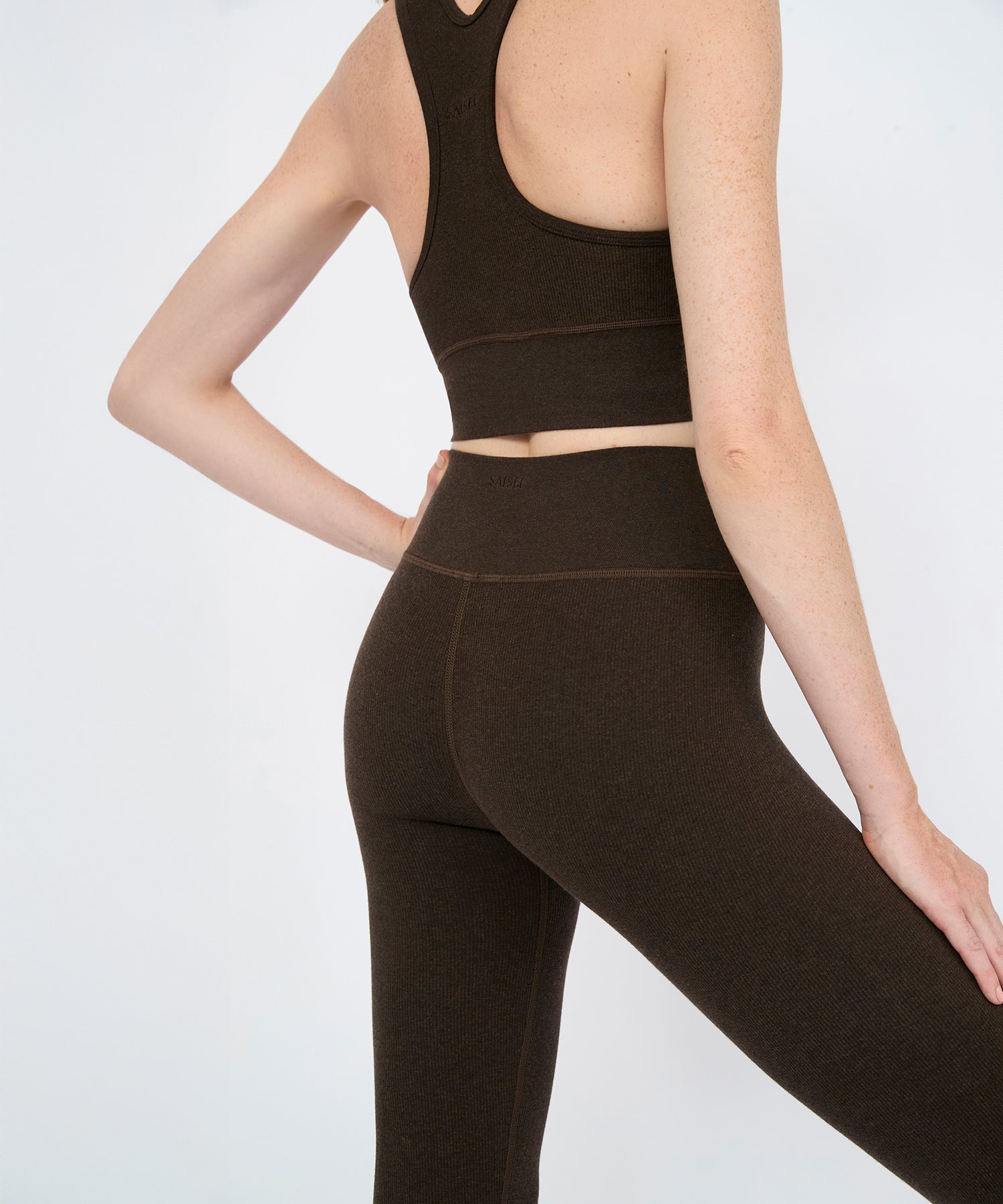 Louise High Rise Legging 25" - Sepia Mélange