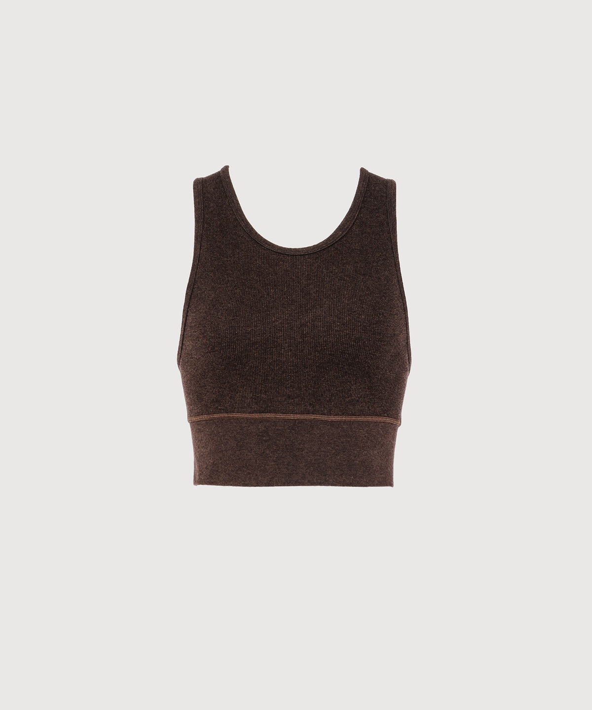 Carrie Crop Top - Sepia Mélange