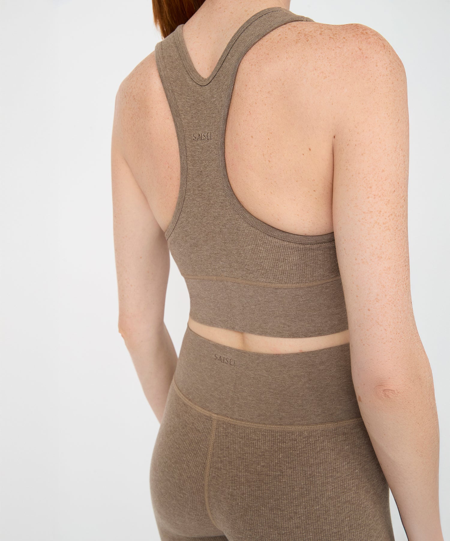 Carrie Crop Top - Hazelnut Mélange