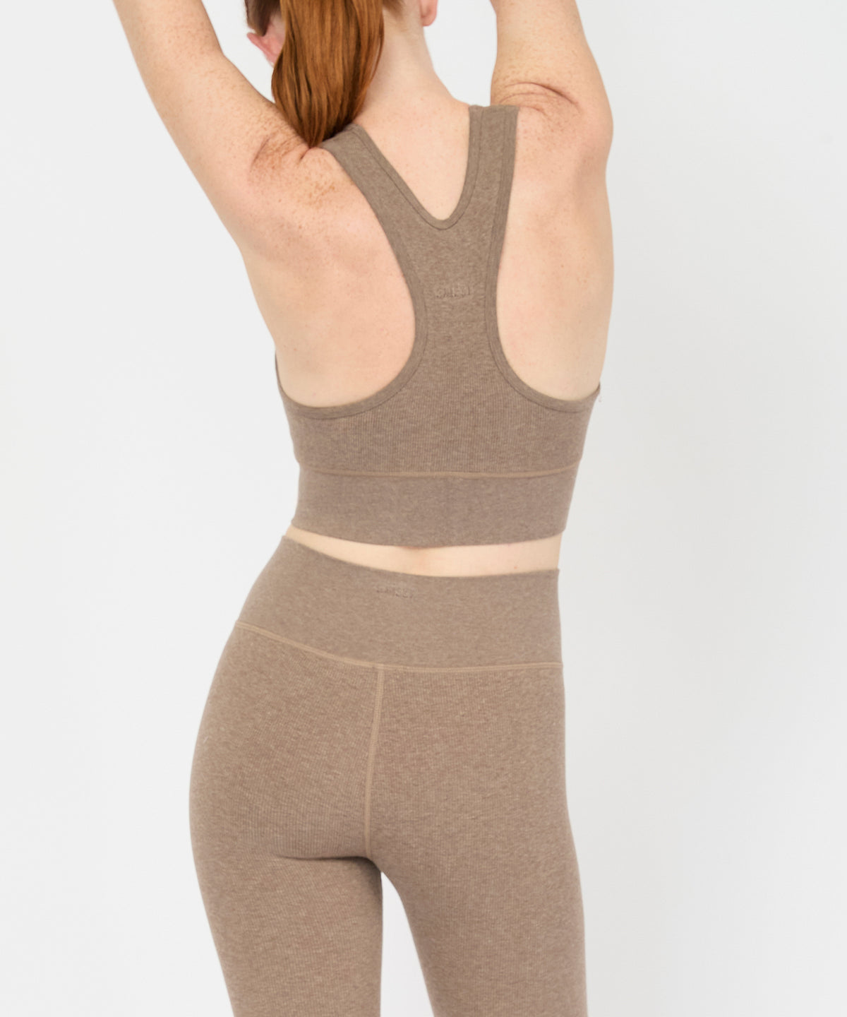 Carrie Crop Top - Hazelnut Mélange