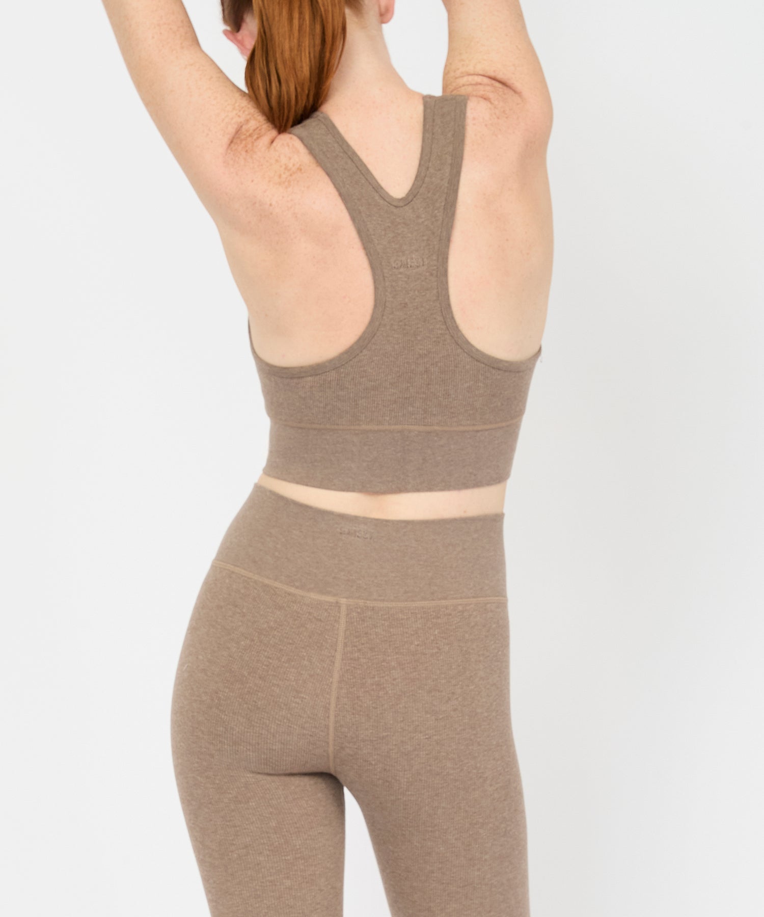 Carrie Crop Top - Hazelnut Mélange
