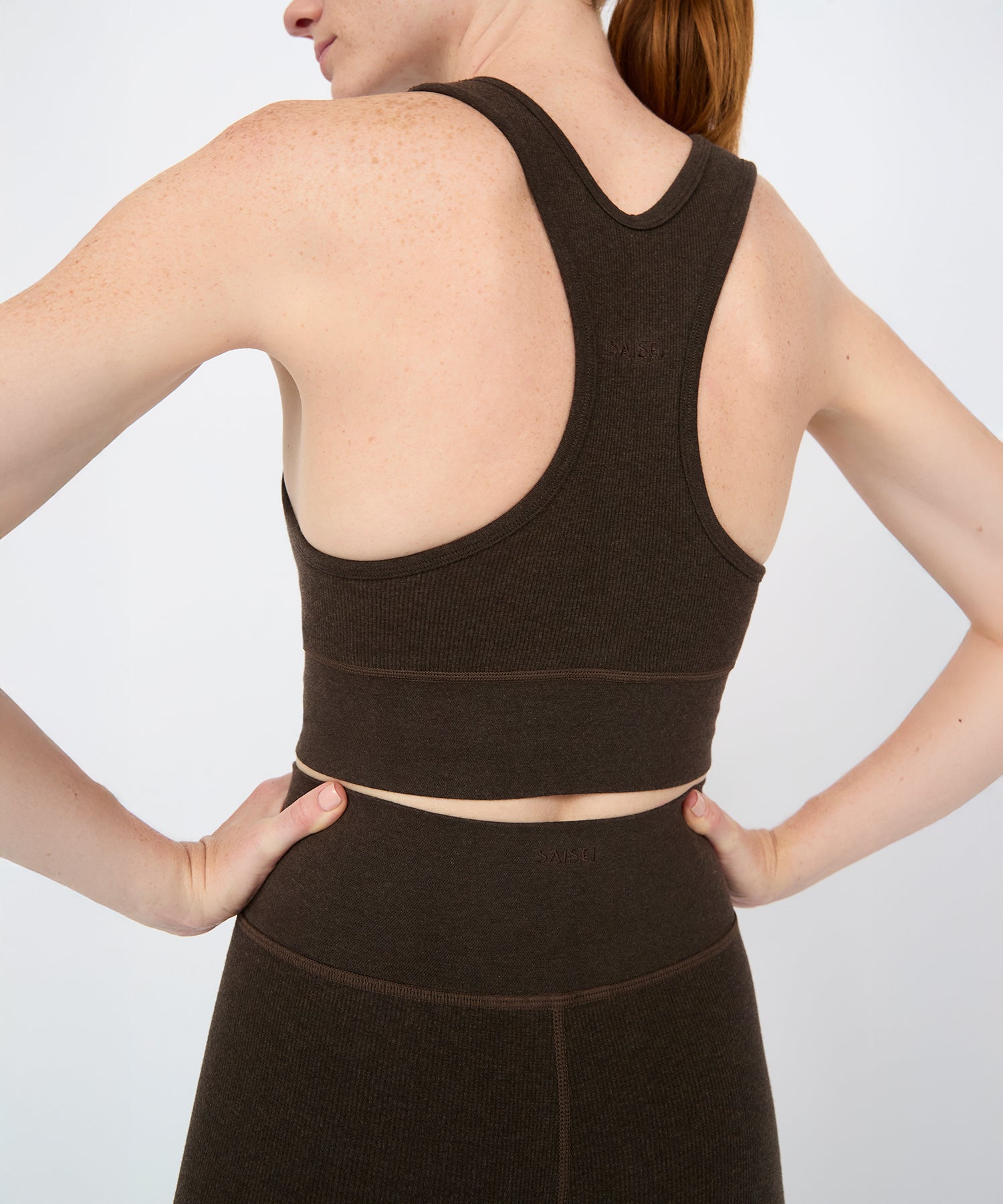 Carrie Crop Top - Sepia Mélange