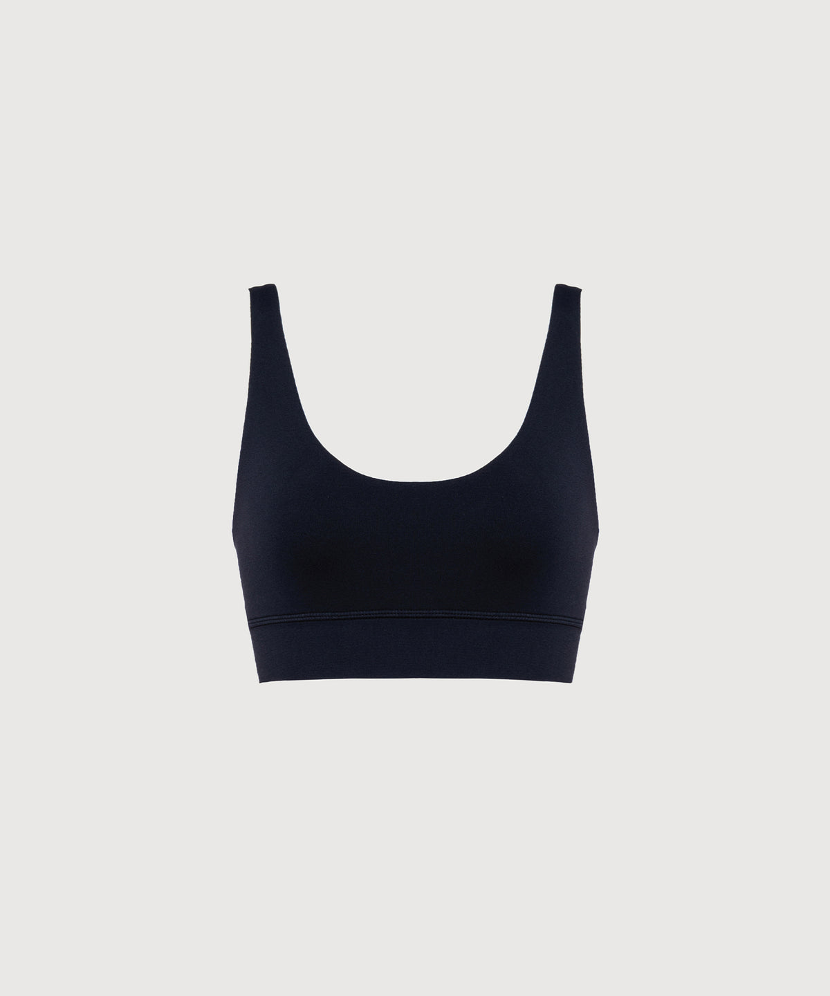 Double Scoop Bra Top - Navy