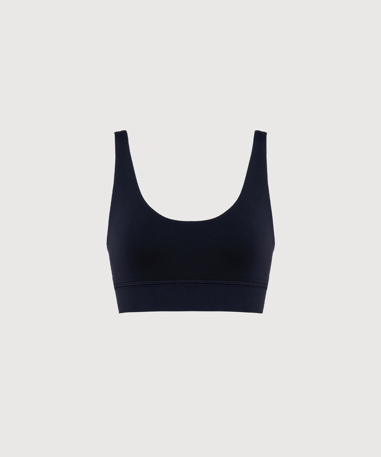 Double Scoop Bra Top - Navy