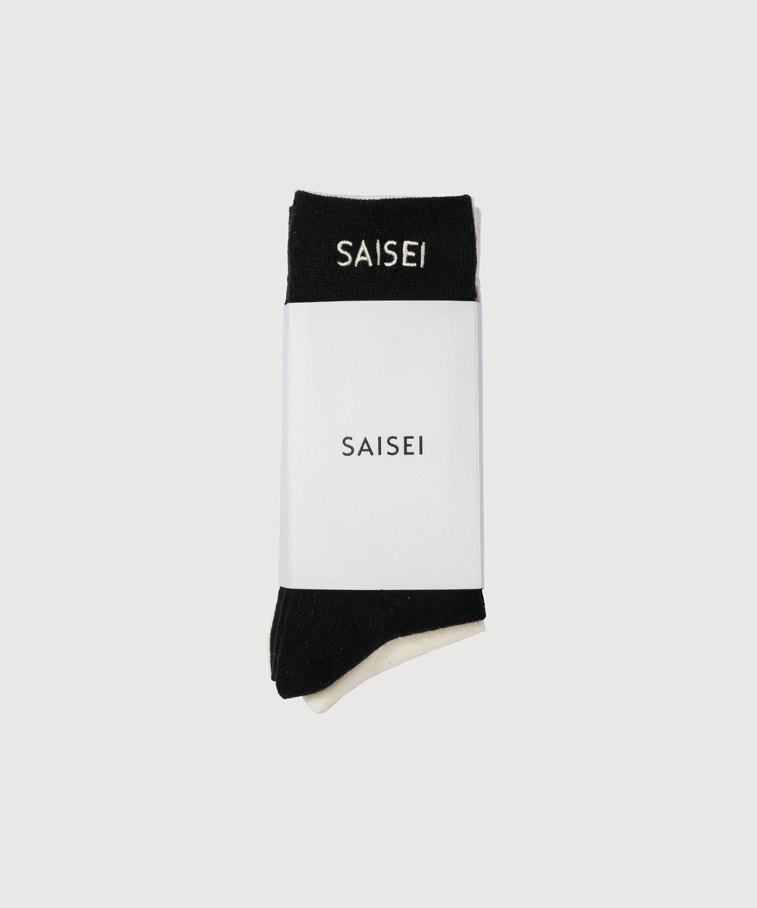 Essential Rib Comfort Sock - 2 Pack - Black / White