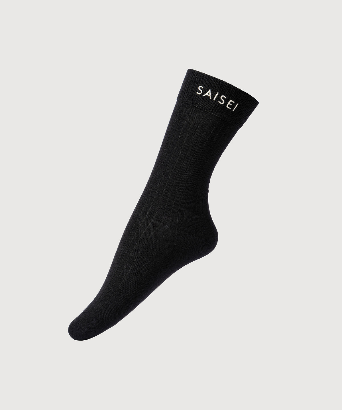 Essential Rib Comfort Sock - 2 Pack - Black / White