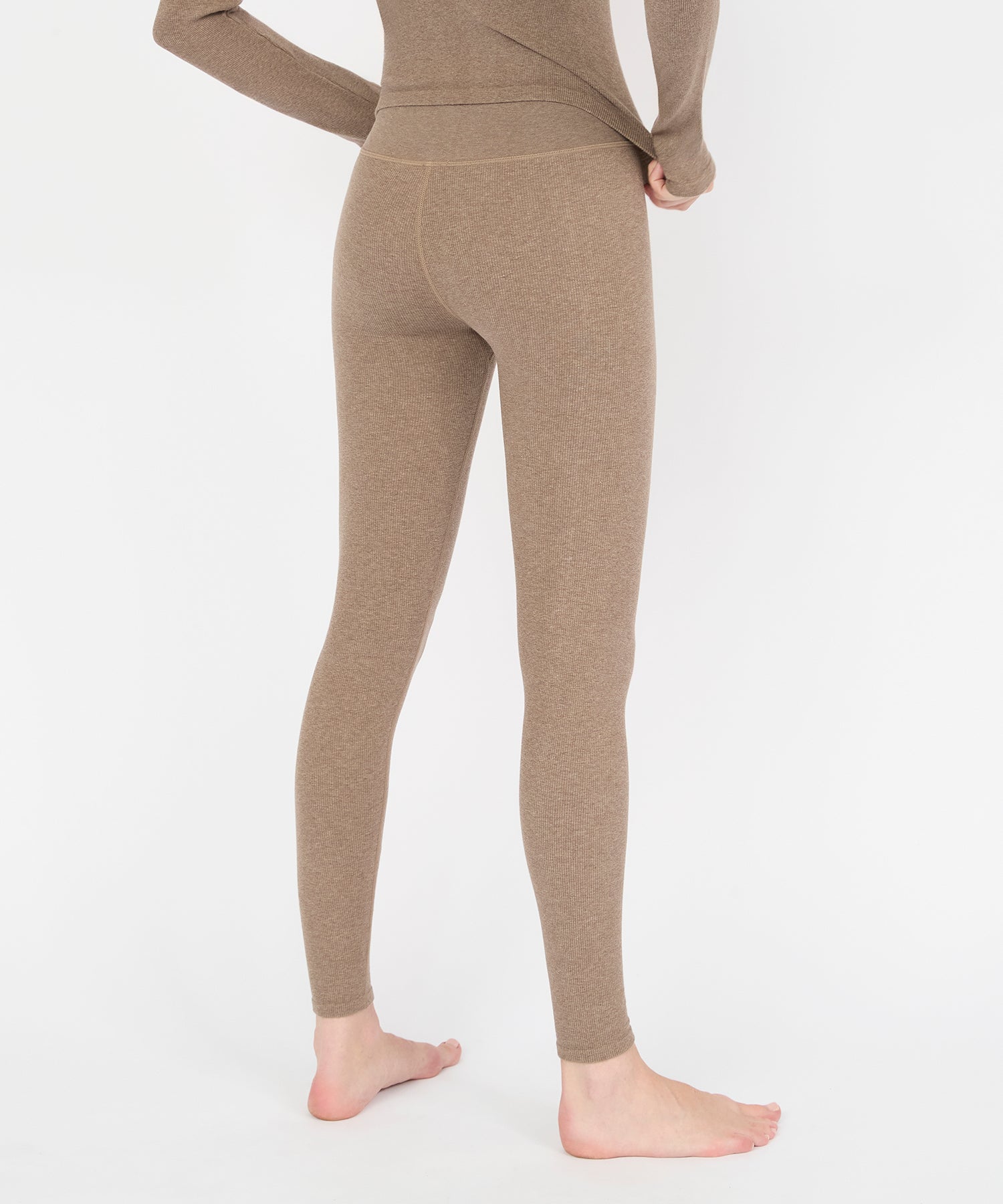 Valerie High Rise Legging 28" - Hazelnut Mélange