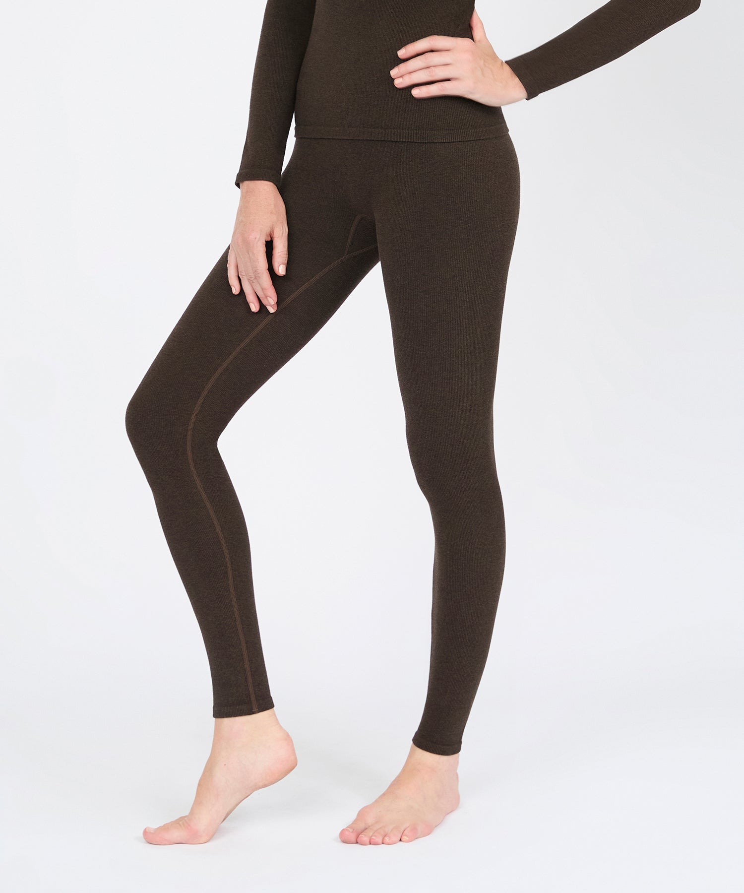Valerie High Rise Legging 28" - Sepia Mélange