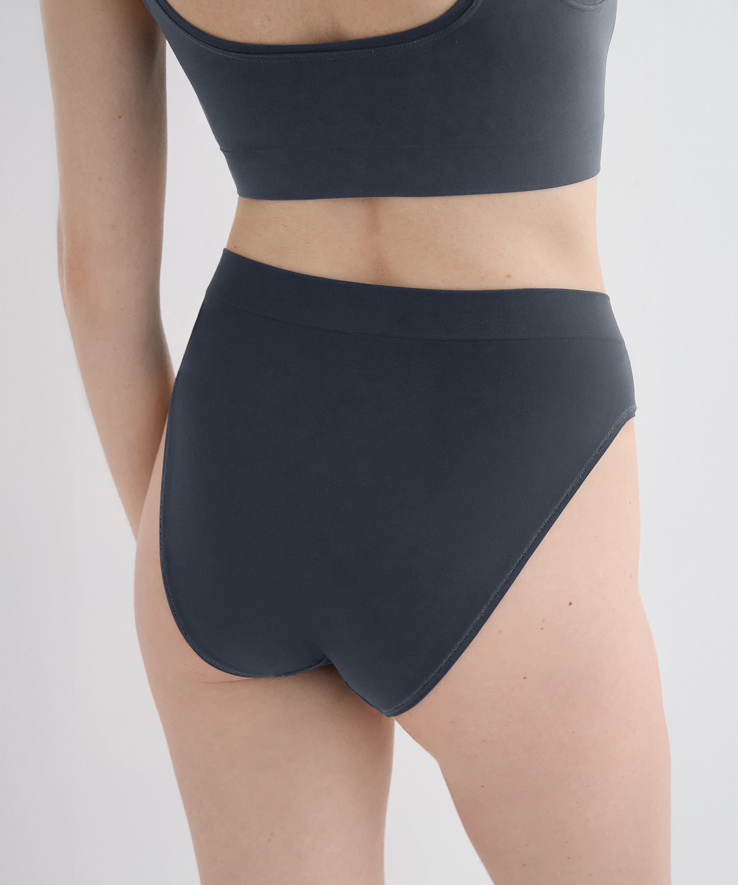 High Waist Brief 3 Pack - Navy
