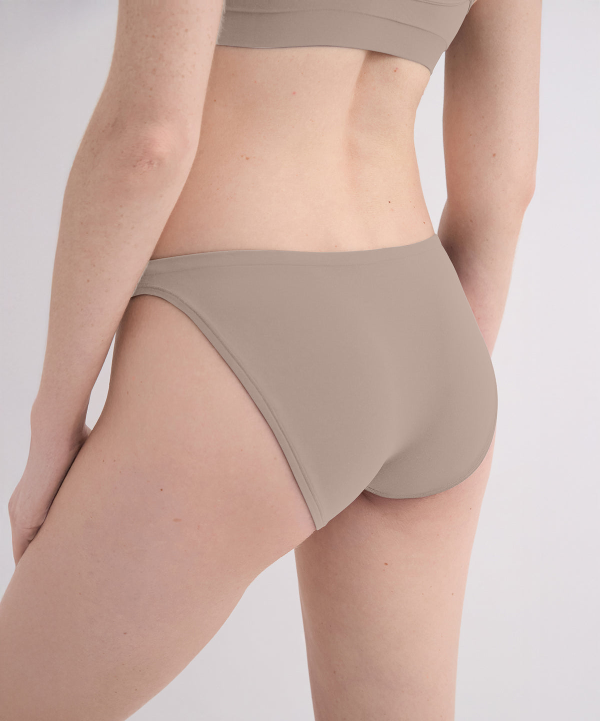 String Bikini Brief 3 Pack - Taupe