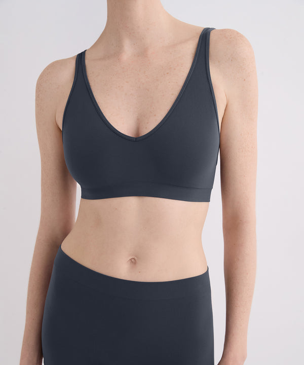 Triangle Bra - Navy