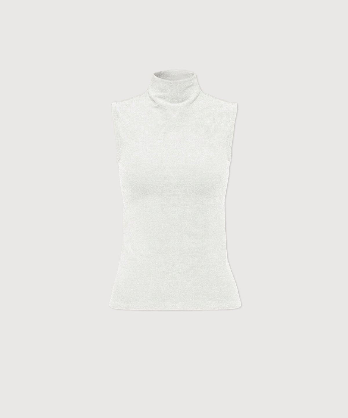 Gloria High Neck Tank - Pearl