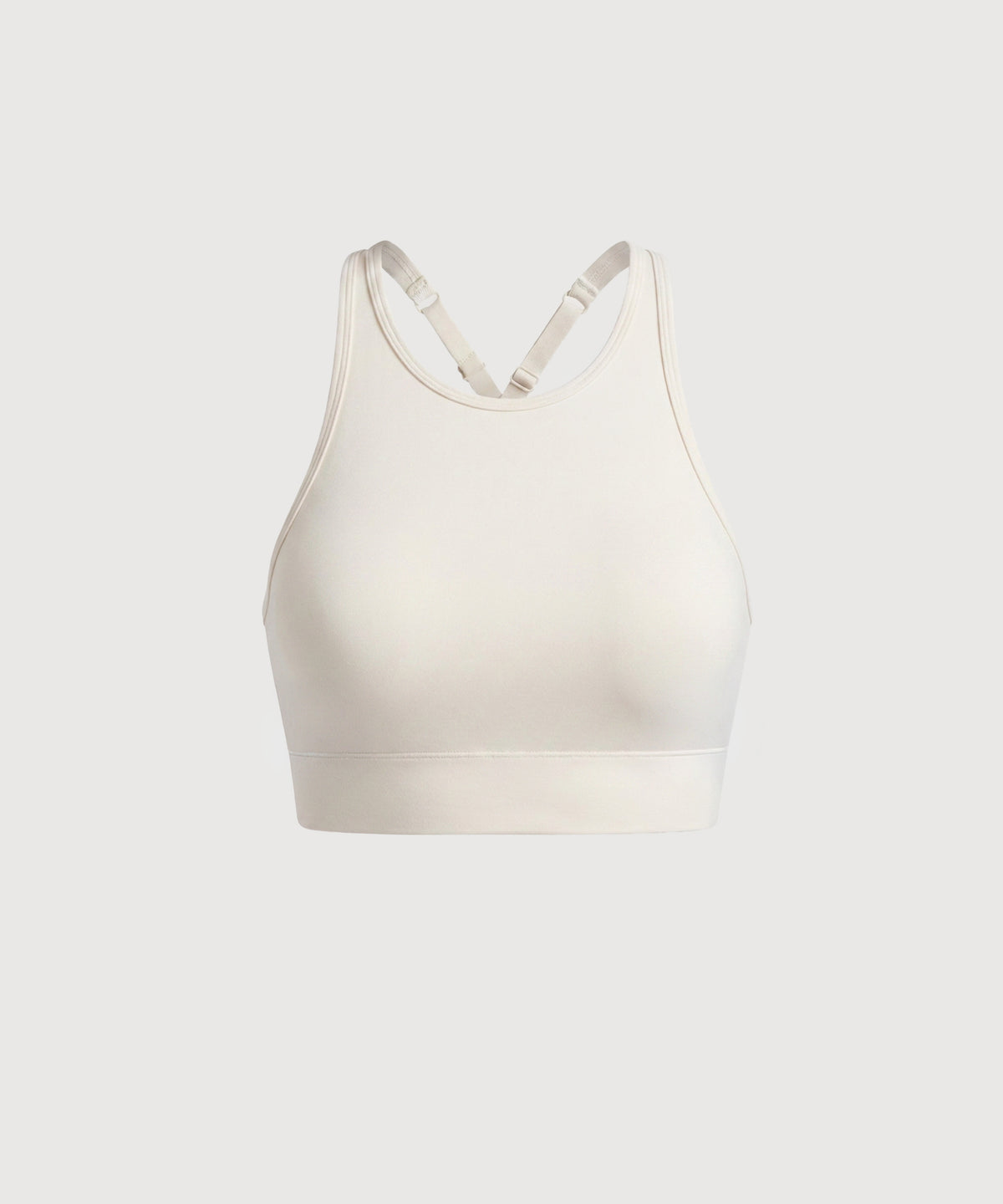 High Neck Movement Bra - Pearl