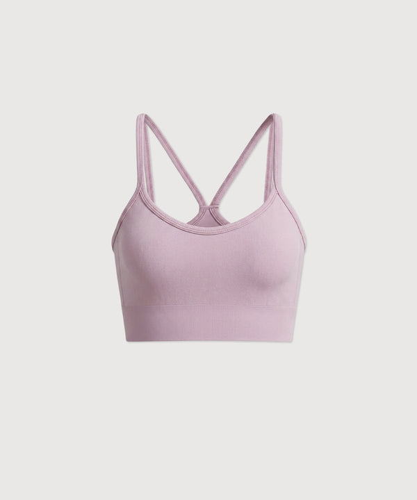 Form Movement V-Neck Bra - Mauve