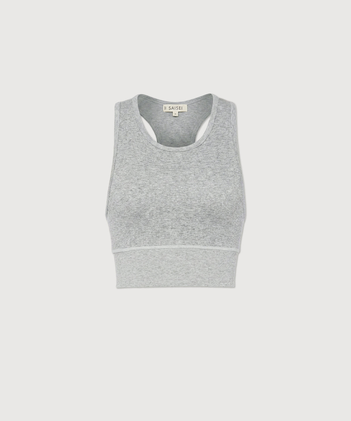 Carrie Crop Top - Grey Mélange