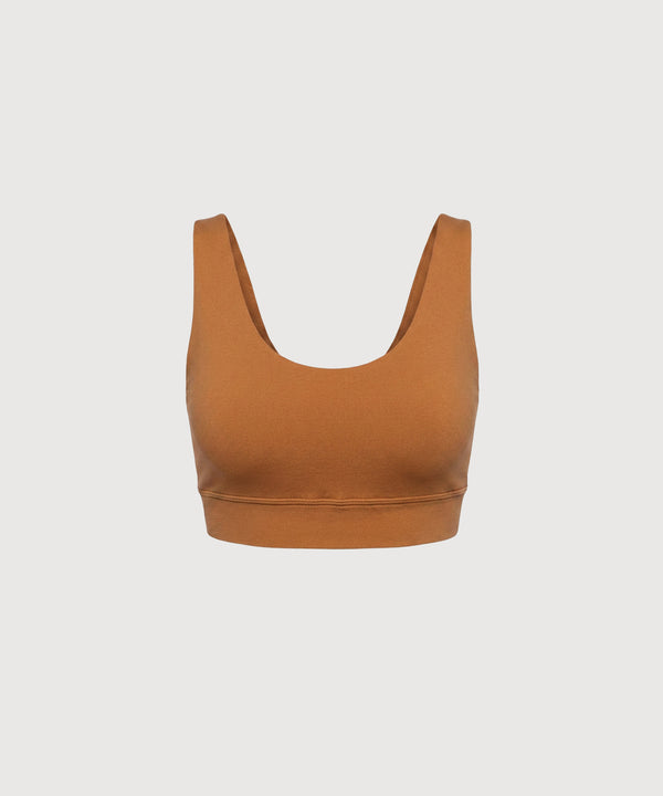 24/7 Lounge Bra Top - Terracotta