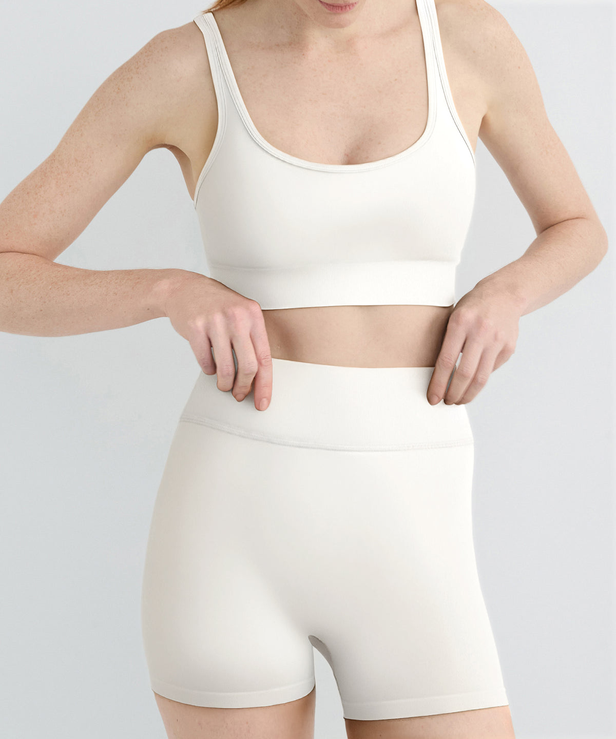 Racerback Movement Bra - Pearl