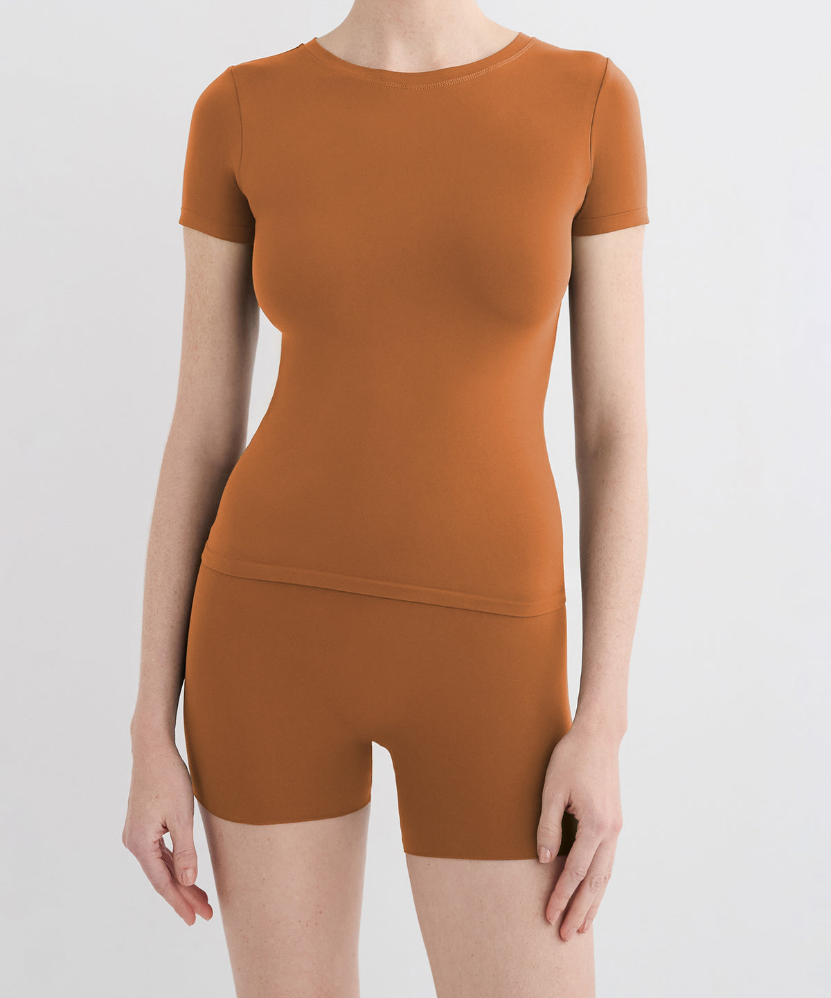 24/7 Crew Neck Tee - Terracotta
