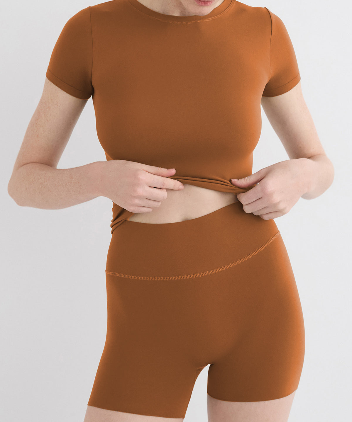 24/7 Crew Neck Tee - Terracotta