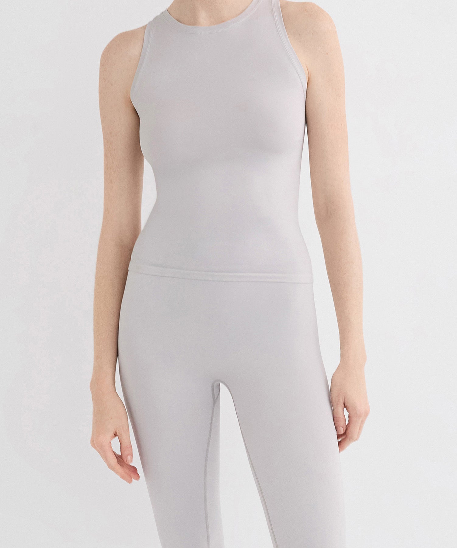 High Neck Tank - Pebble