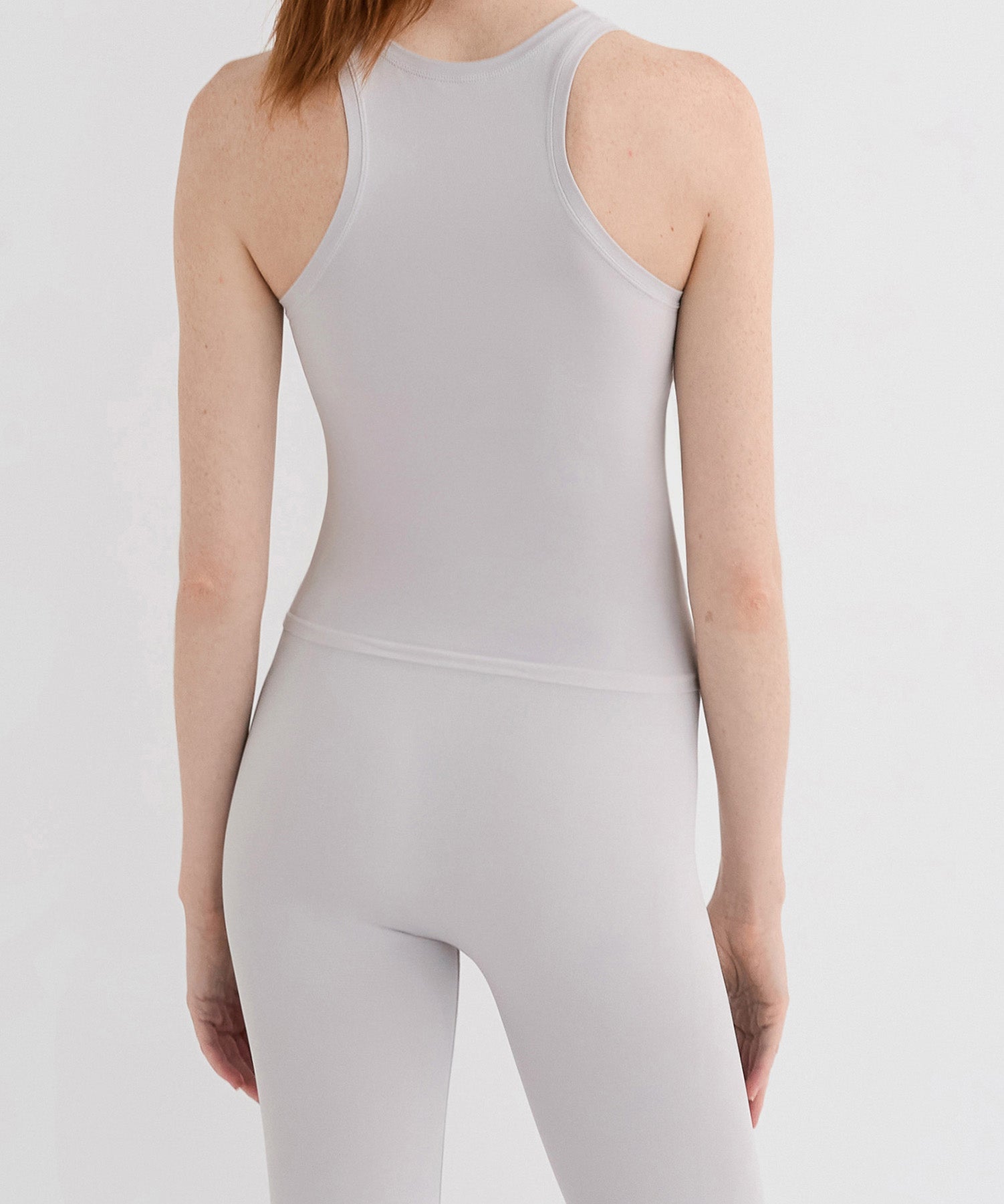 High Neck Tank - Pebble