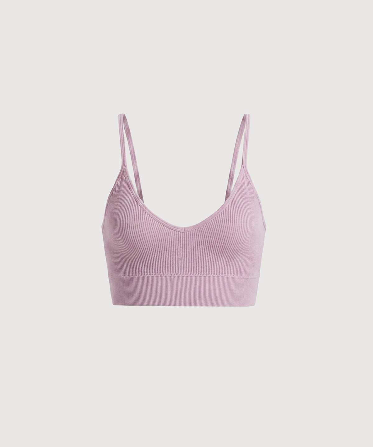 Bianca Rib Bralette - Mauve