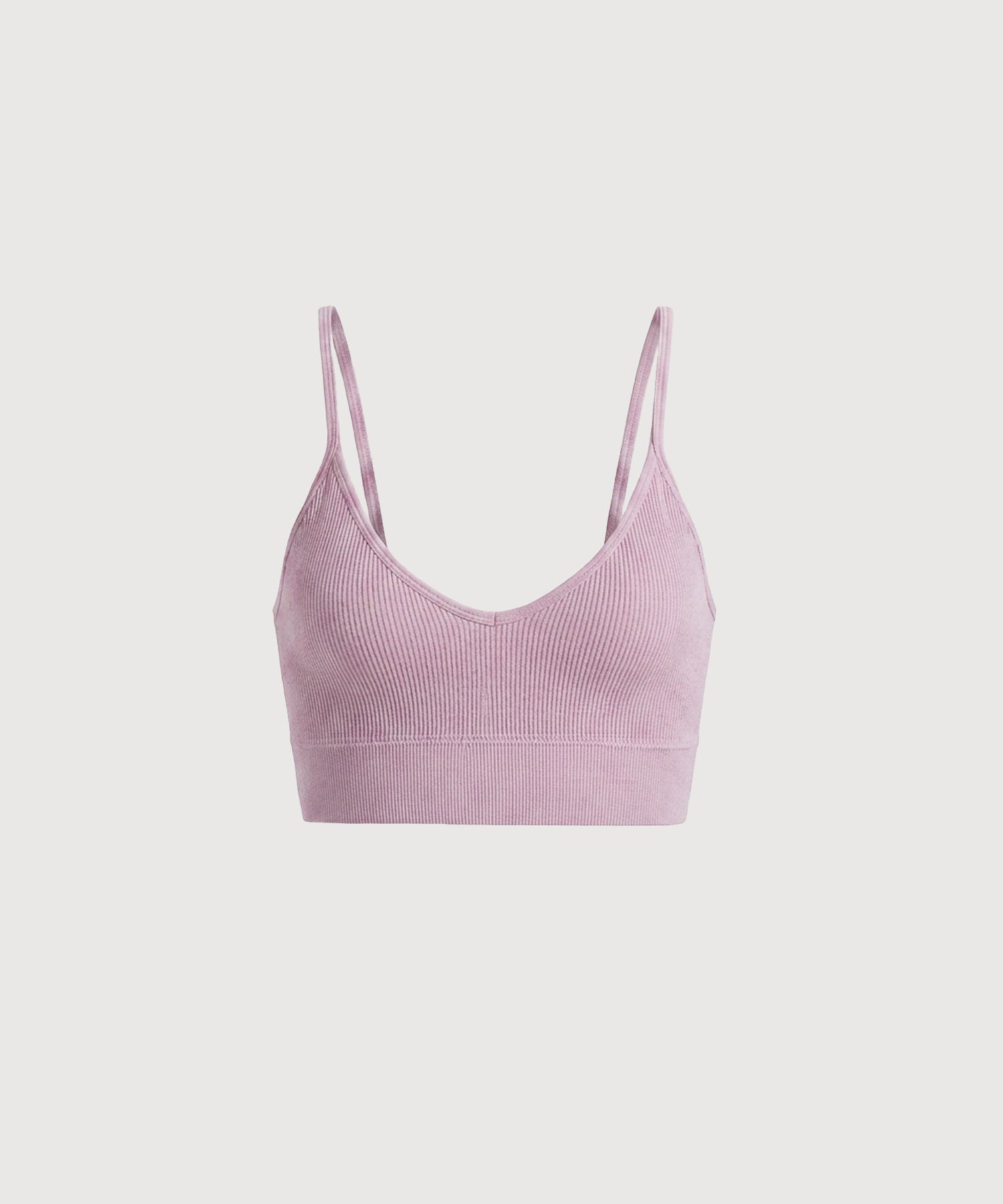 Bianca Rib Bralette - Mauve