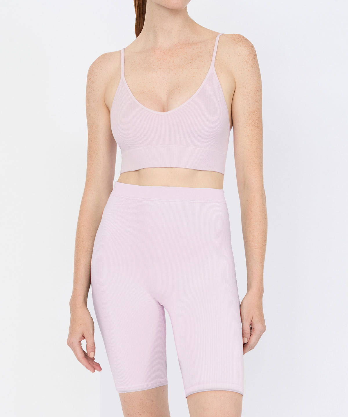Bianca Rib Bralette - Mauve