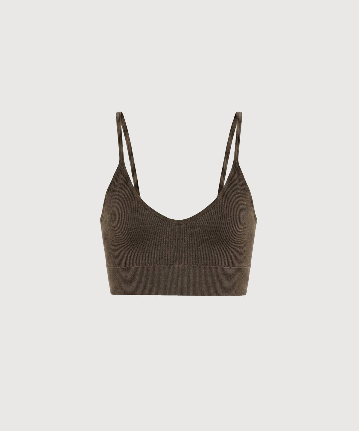 Bianca Rib Bralette - Olive
