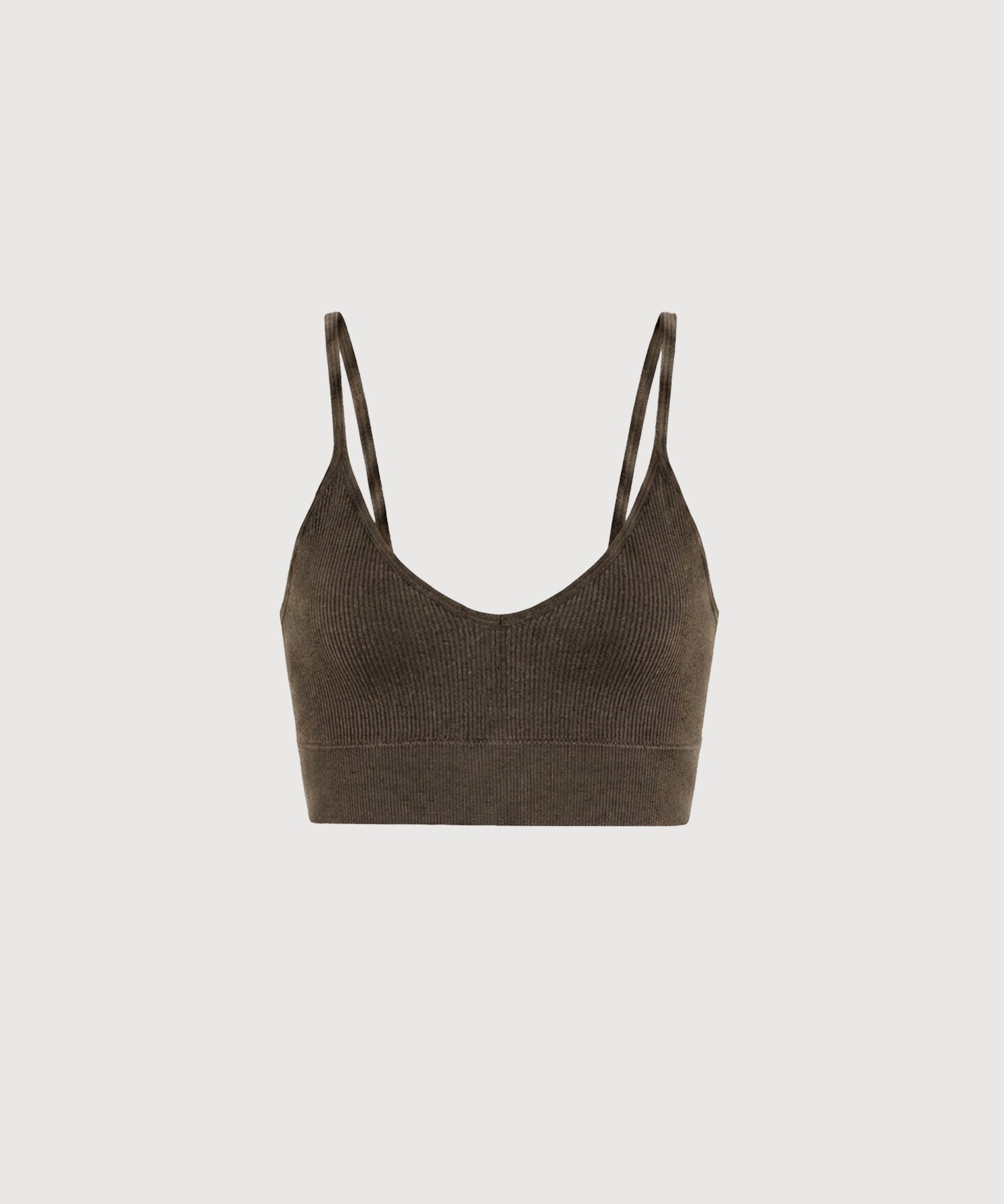 Bianca Rib Bralette - Olive