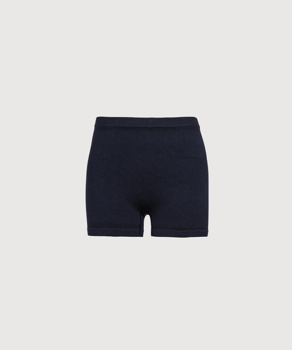 Ava Rib Shortie - Black