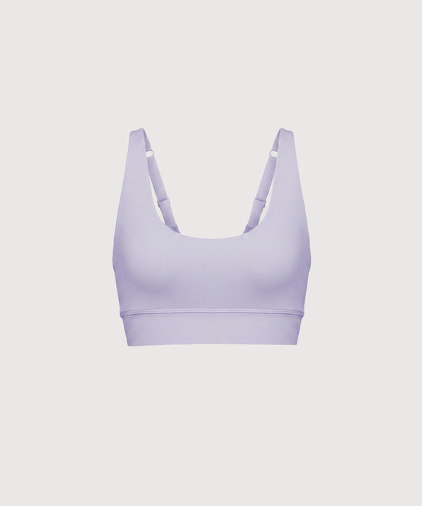24/7 Lounge Bra Top w/ Adjustability - Lavender
